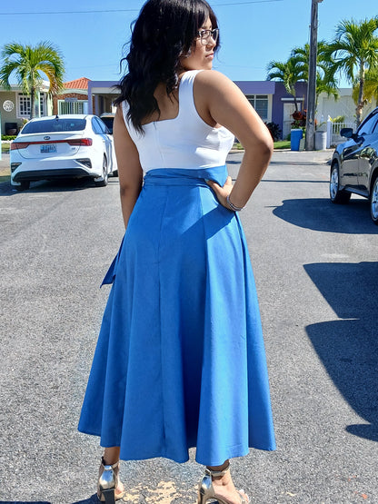 Denim Midi Dress